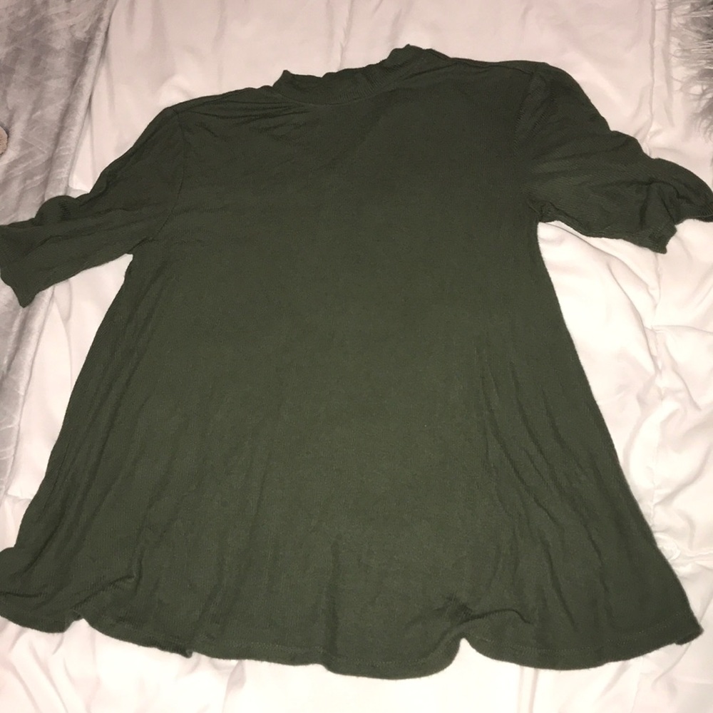 hunter green tunic tee💚